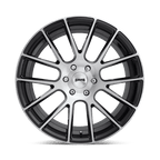 Dub 1Pc S206 Luxe 22X9.5 +30 Gloss Black Brushed