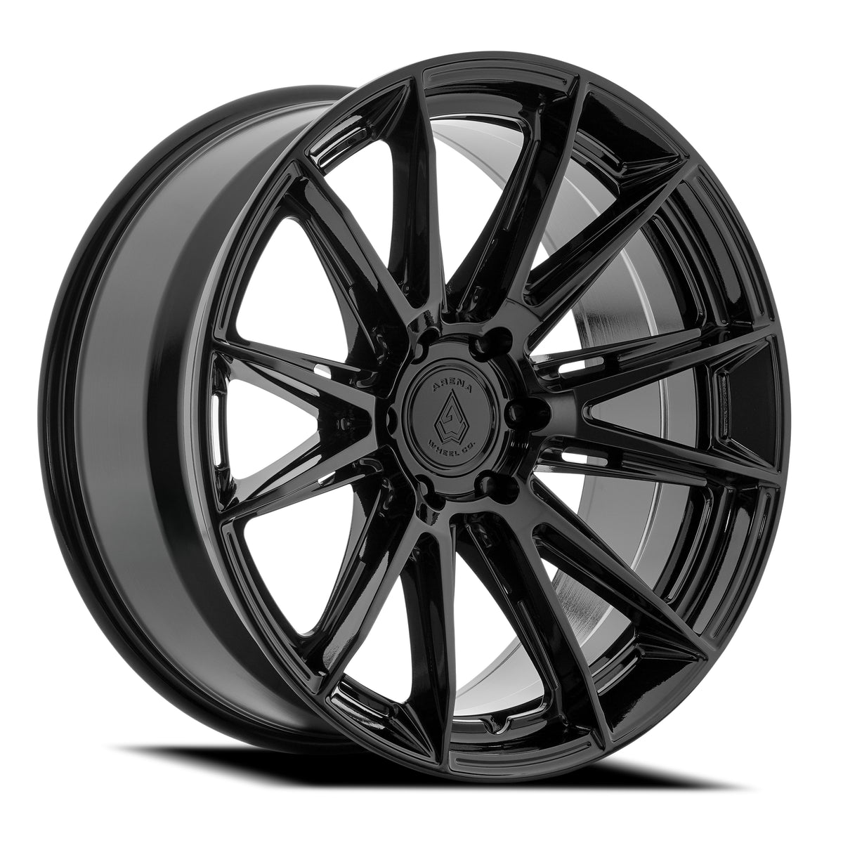 Arena Lusso 22X9.5 +25 Gloss Black