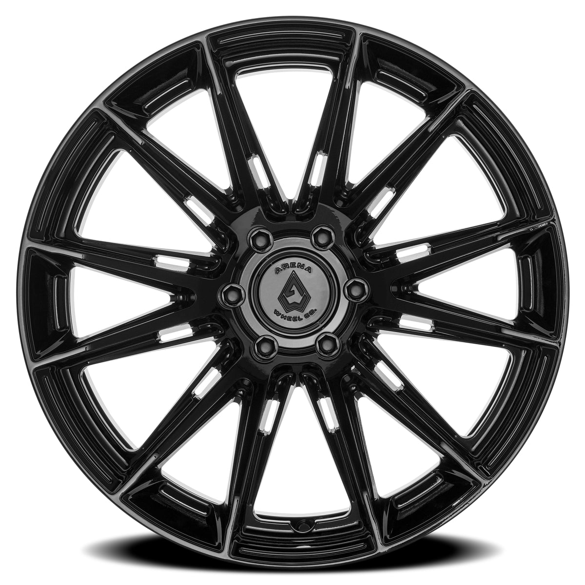 Arena Lusso 22X9.5 +25 Gloss Black
