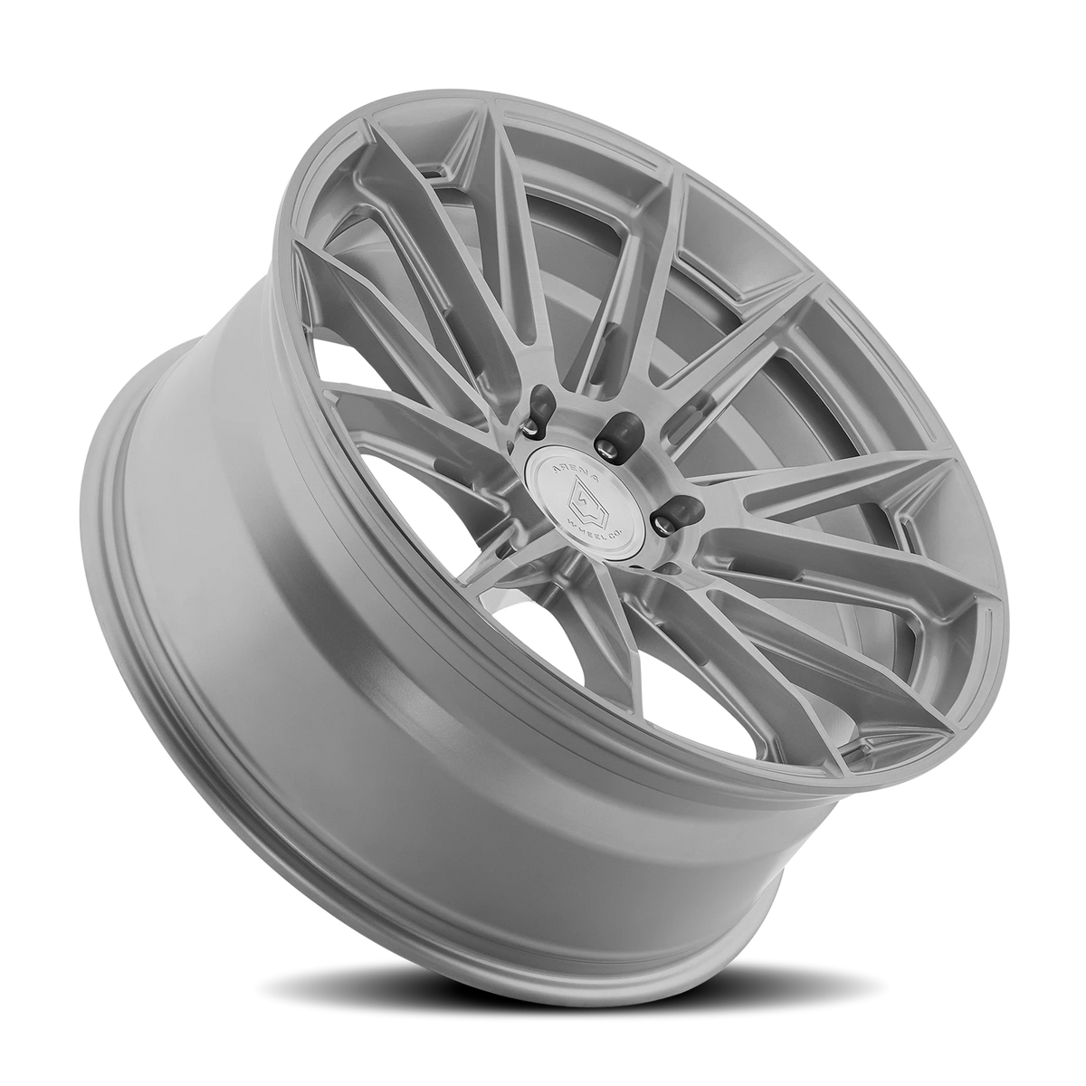 Arena Lusso 22X9.5 +3 Gloss Silver Brushed