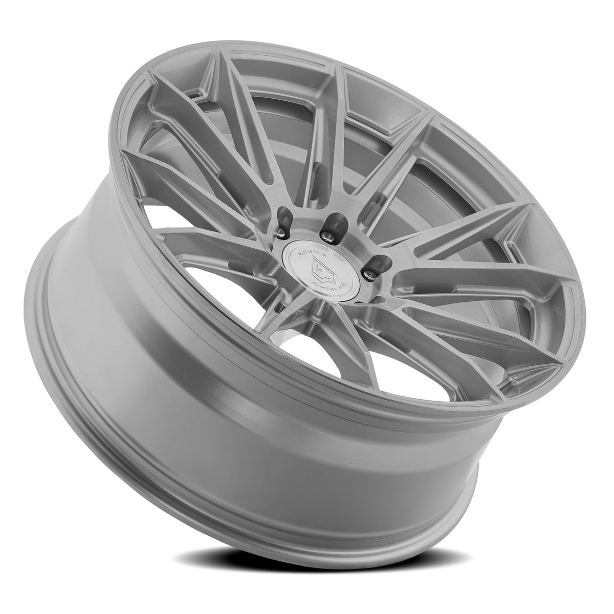 Arena Lusso 22X9.5 +3 Gloss Silver Brushed