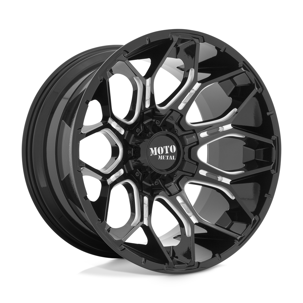 Moto Metal Mo808 Sniper 20X10 -18 Gloss Black Milled