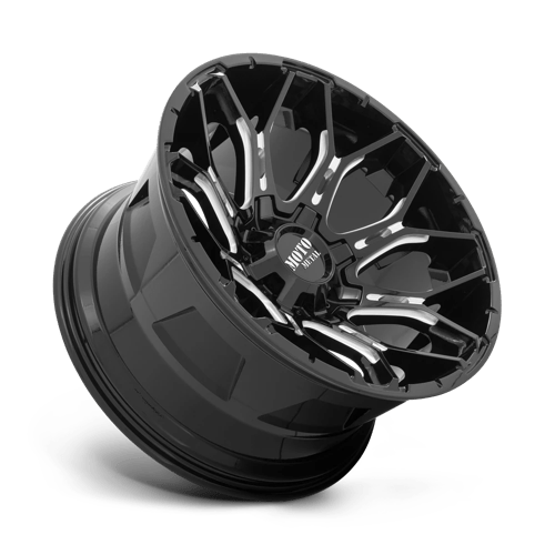 Moto Metal Mo808 Sniper 20X9 +0 Gloss Black Milled