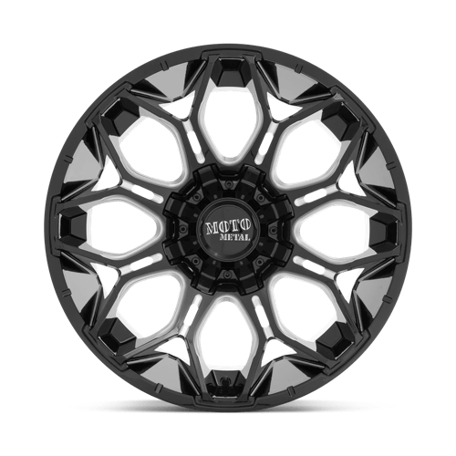 Moto Metal Mo808 Sniper 20X9 +0 Gloss Black Milled