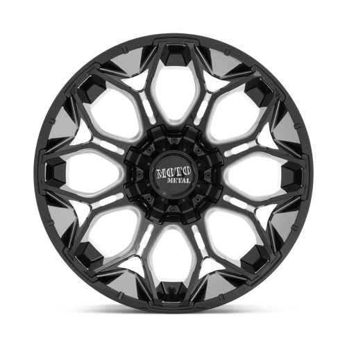 Moto Metal Mo808 Sniper 20X9 +0 Gloss Black Milled