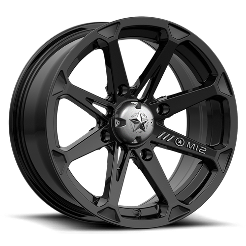 Msa Offroad Wheels M12 Diesel Utv 14X7 -47 Gloss Black