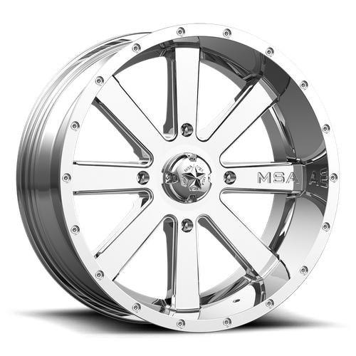 Msa Offroad Wheels M34 Flash Utv 24X7 +0 Chrome