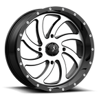 Msa Offroad Wheels M36 Switch Utv 22X7 +0 Machined Gloss Black