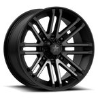 Msa Offroad Wheels M40 Rogue Utv 16X7 +10 Satin Black W/ Titanium Tint