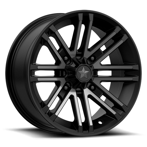 Msa Offroad Wheels M40 Rogue Utv 16X7 +10 Satin Black W/ Titanium Tint