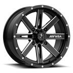 Msa Offroad Wheels M41 Boxer Utv 16X7 +10 Gloss Black Milled