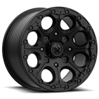 Msa Offroad Wheels M44 Cannon Utv Beadlock 15X7 +25 Satin Black