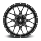 Msa Offroad Wheels M45 Portal Utv 16X7 +10 Gloss Black Milled