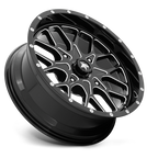 Msa Offroad Wheels M45 Portal Utv 16X7 +10 Gloss Black Milled