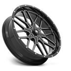 Msa Offroad Wheels M45 Portal Utv 24X7 +0 Gloss Black Milled
