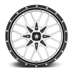 Msa Offroad Wheels M45 Portal Utv 18X7 +0 Gloss Black Machined