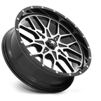 Msa Offroad Wheels M45 Portal Utv 20X7 +0 Gloss Black Machined
