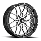 Msa Offroad Wheels M45 Portal Utv 22X7 +0 Gloss Black Machined