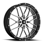 Msa Offroad Wheels M45 Portal Utv 24X7 +0 Gloss Black Machined