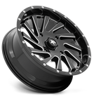 Msa Offroad Wheels M46 Blade Utv 20X7 +0 Gloss Black Milled