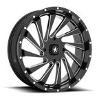 Msa Offroad Wheels M46 Blade Utv 22X7 +0 Gloss Black Milled