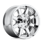 Fuel 1Pc D536 Maverick 17X9 -12 Chrome Plated