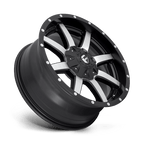 Fuel 1Pc D537 Maverick 17X9 -12 Matte Black Machined