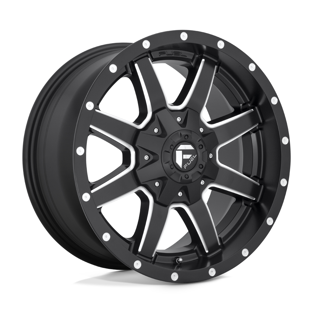 Fuel 1Pc D538 Maverick 20X14 -76 Matte Black Milled