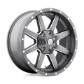 Fuel 1Pc D542 Maverick 20X9 +1 Matte Gun Metal Milled