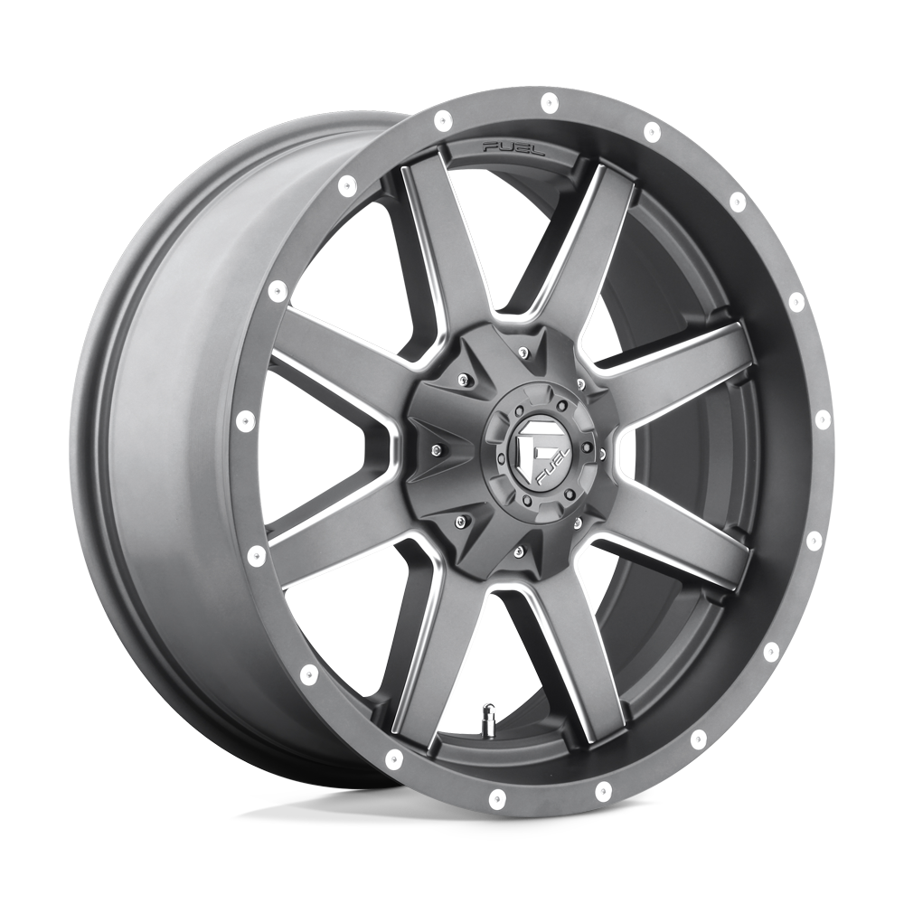 Fuel 1Pc D542 Maverick 20X9 +1 Matte Gun Metal Milled