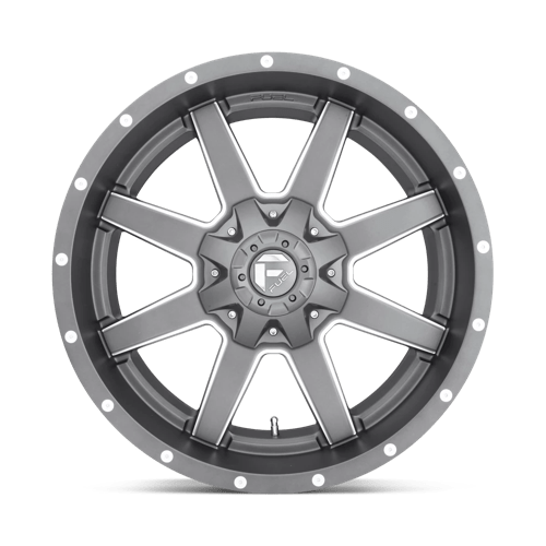 Fuel 1Pc D542 Maverick 20X9 +1 Matte Gun Metal Milled