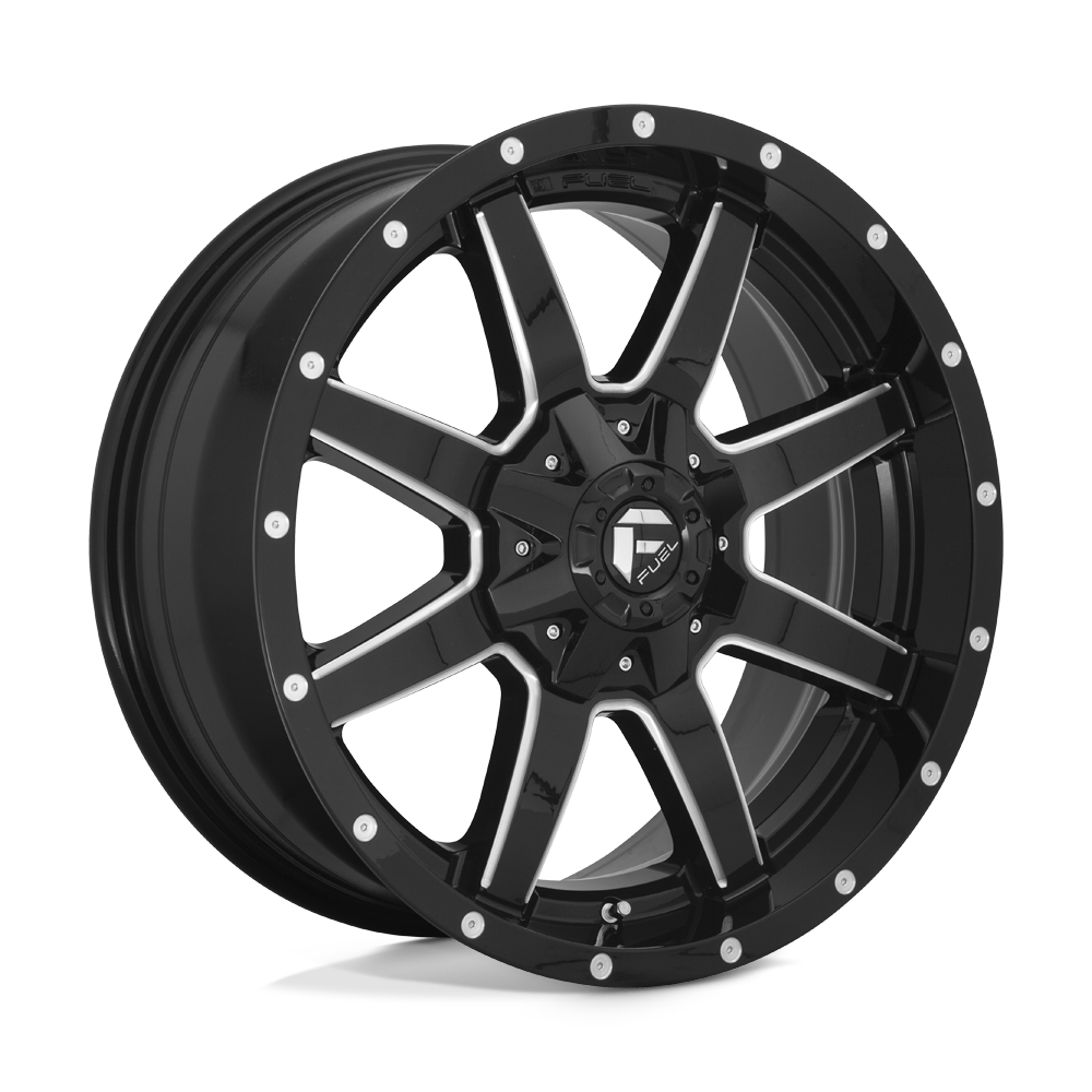 Fuel 1Pc D610 Maverick 18X9 +20 Gloss Black Milled