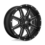 Fuel 1Pc D610 Maverick 17X9 -12 Gloss Black Milled