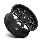Fuel 1Pc D610 Maverick 17X9 -12 Gloss Black Milled