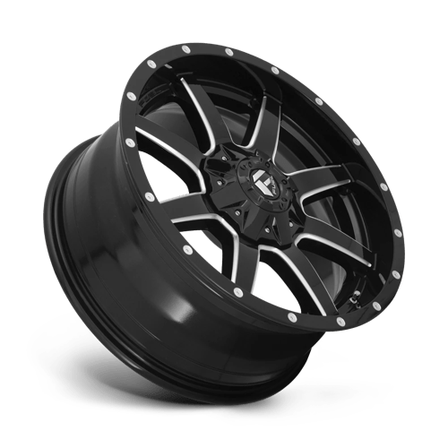 Fuel 1Pc D610 Maverick 18X9 +1 Gloss Black Milled