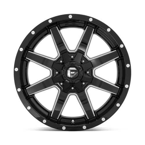 Fuel 1Pc D610 Maverick 20X10 -18 Gloss Black Milled