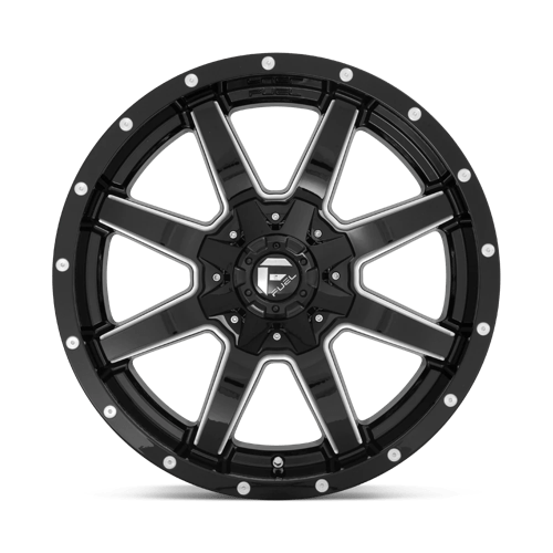 Fuel 1Pc D610 Maverick 22X10 +10 Gloss Black Milled