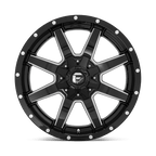 Fuel 1Pc D610 Maverick 17X9 -12 Gloss Black Milled