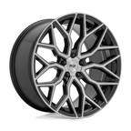 Niche 1Pc M262 Mazzanti 20X9 +38 Gloss Black Brushed Face