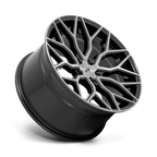Niche 1Pc M262 Mazzanti 19X9.5 +35 Gloss Black Brushed Face