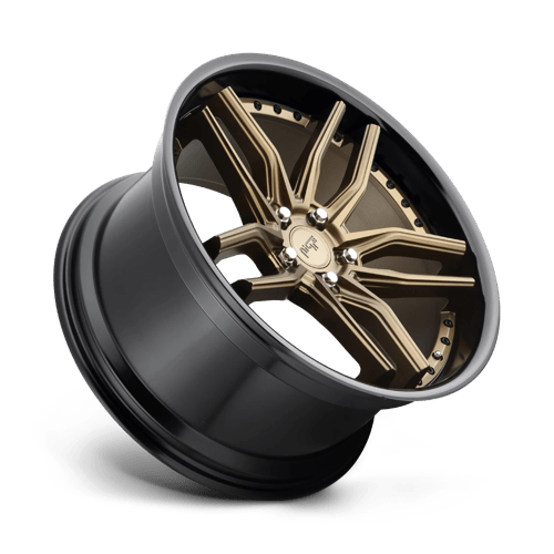 Niche 1Pc M195 Methos 20X10.5 +40 Matte Bronze Black Bead Ring
