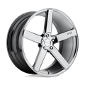 Niche 1Pc M132 Milan 19X8.5 +35 Chrome Plated