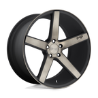Niche 1Pc M134 Milan 20X8.5 +35 Matte Black Ddt Machined