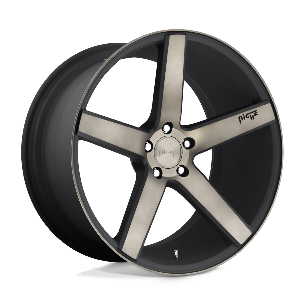 Niche 1Pc M134 Milan 20X10 +40 Matte Black Ddt Machined