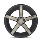Niche 1Pc M134 Milan 20X10 +40 Matte Black Ddt Machined