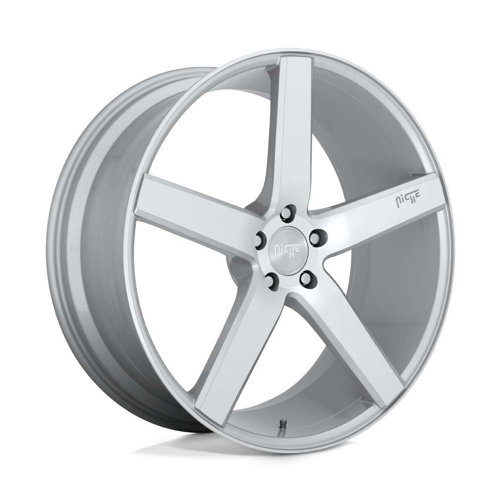 Niche 1Pc M135 Milan 20X8.5 +35 Gloss Silver Machined