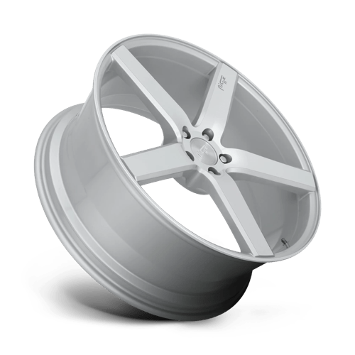 Niche 1Pc M135 Milan 18X8 +40 Gloss Silver Machined