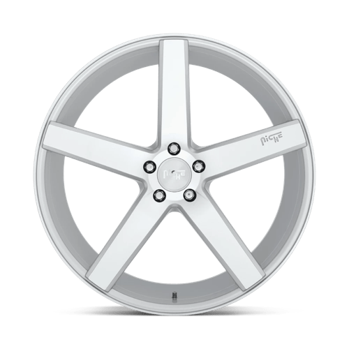 Niche 1Pc M135 Milan 18X8 +40 Gloss Silver Machined