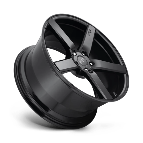 Niche 1Pc M188 Milan 20X8.5 +35 Gloss Black
