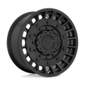 Fuel 1PC D723 MILITIA 20X10 +-18 MATTE BLACK
